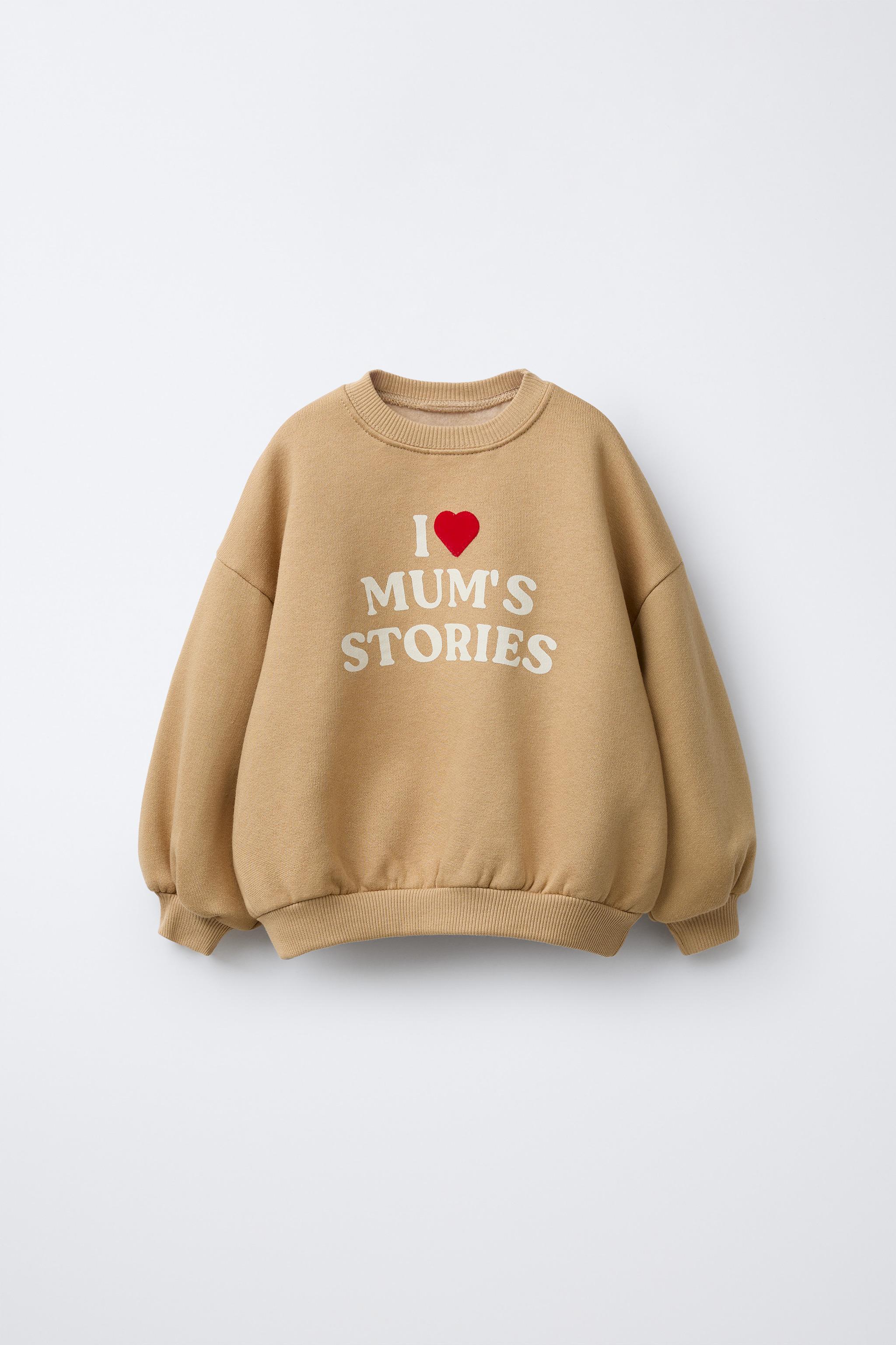 TEXT PRINT SWEATSHIRT